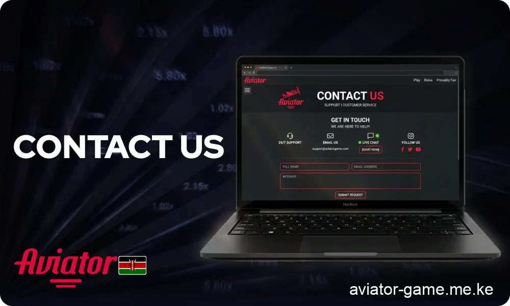 Aviator Game Support Contacts and Help Channels in Kenya